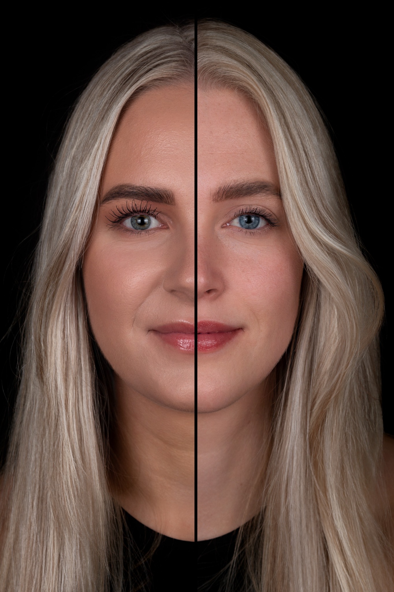 2-in-1 portret van twee blonde zussen door Samen in Beeld Fotografie